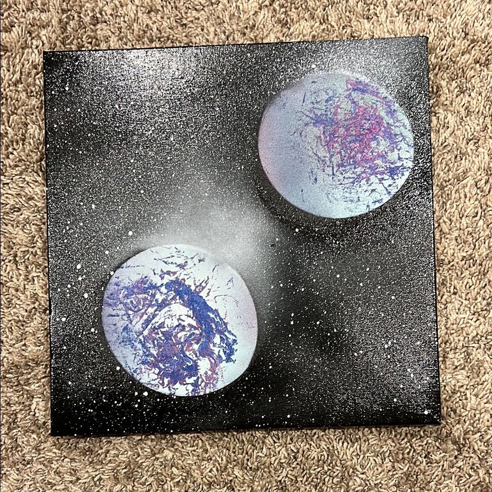 Abstract Space Art Canvas
